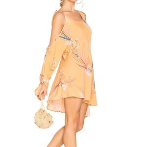 Free People Women Small Purple Floral tunic